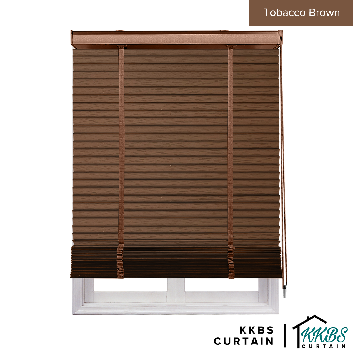 Nezuko 50mm Faux Wood Blinds Waterproof Custom Made