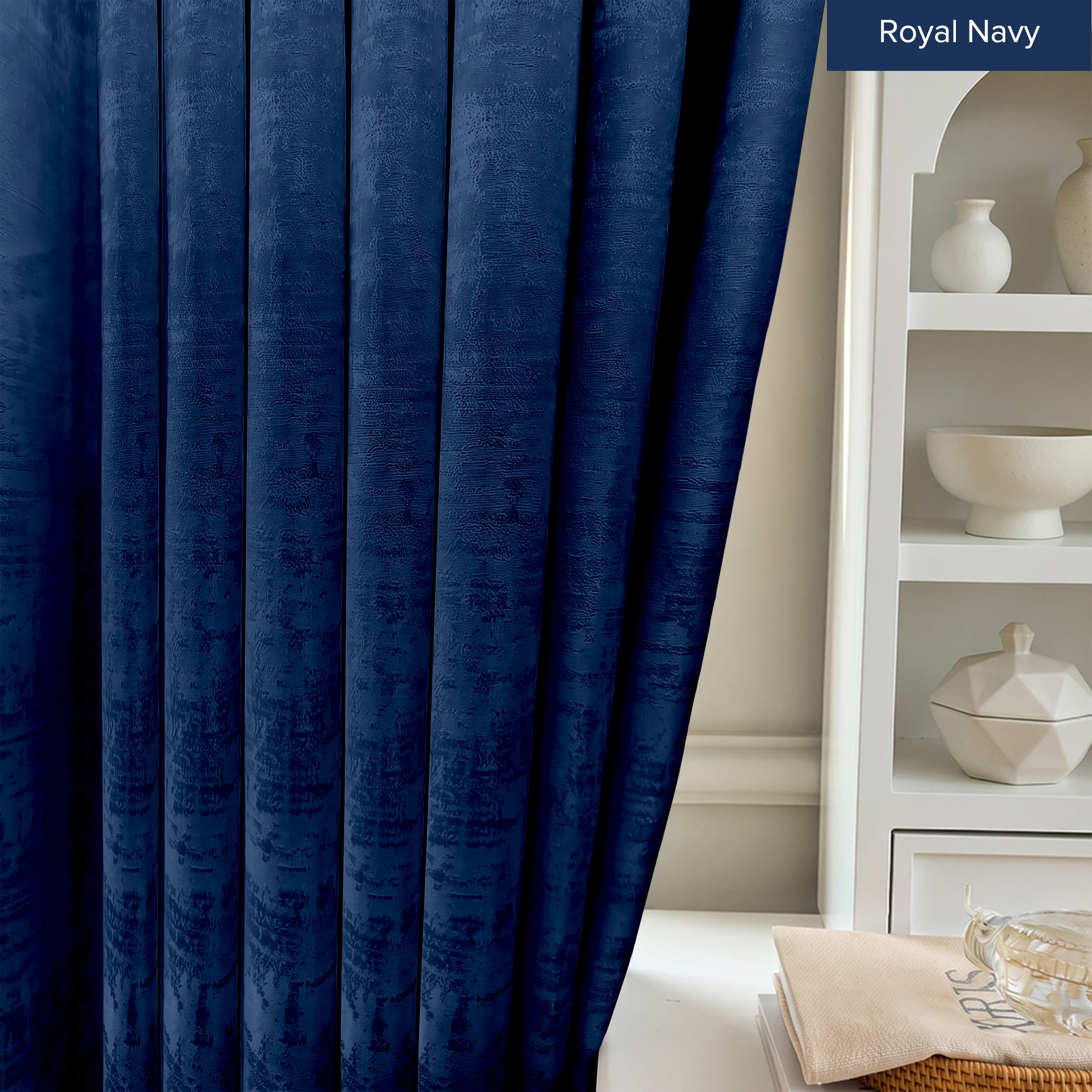Jorica 85-95% Blackout Curtain Ready Made Extra Width