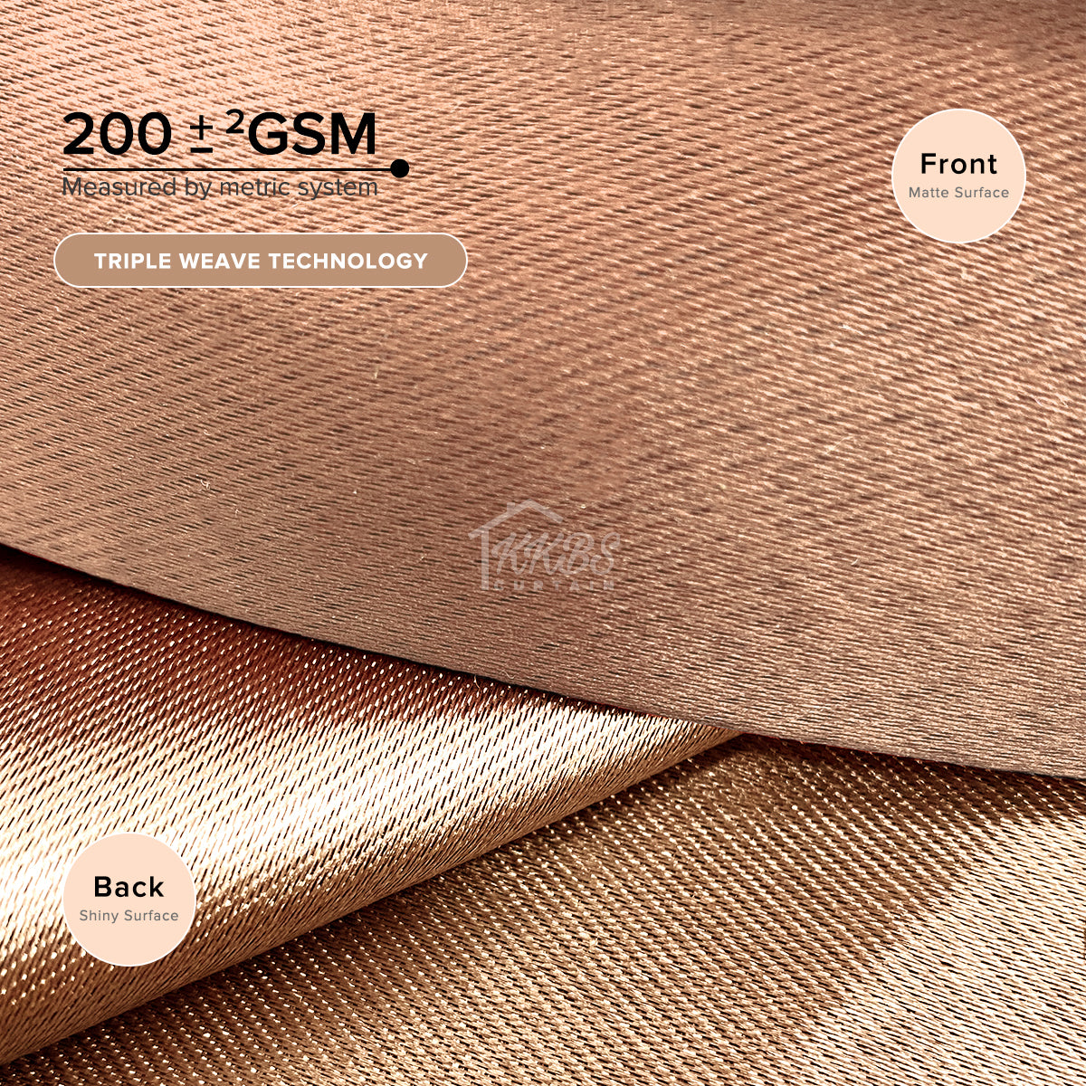 Melina 90-98% Blackout Curtain Ready Made - Extra Width
