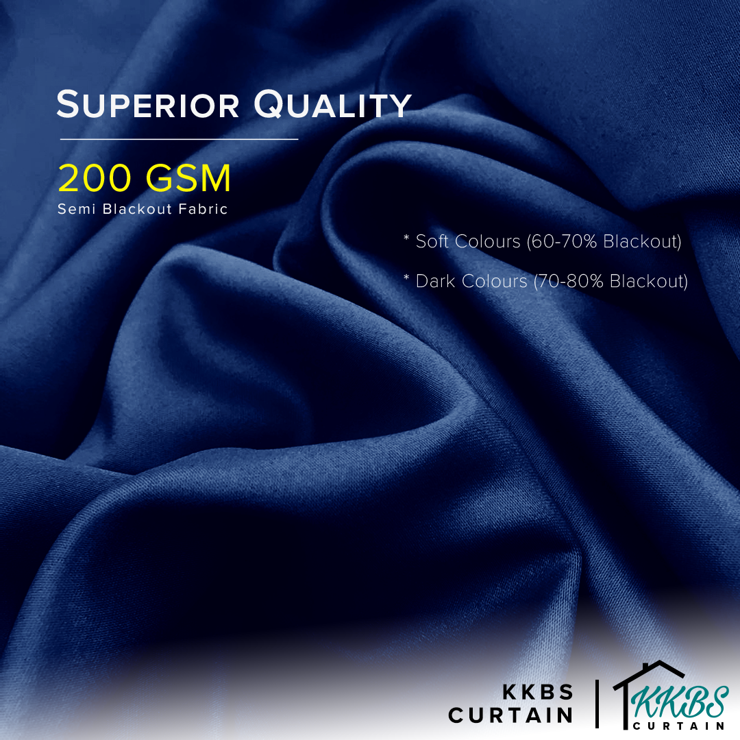 Canola 80%+ Blackout Curtain Minimalist Hook & Eyelet