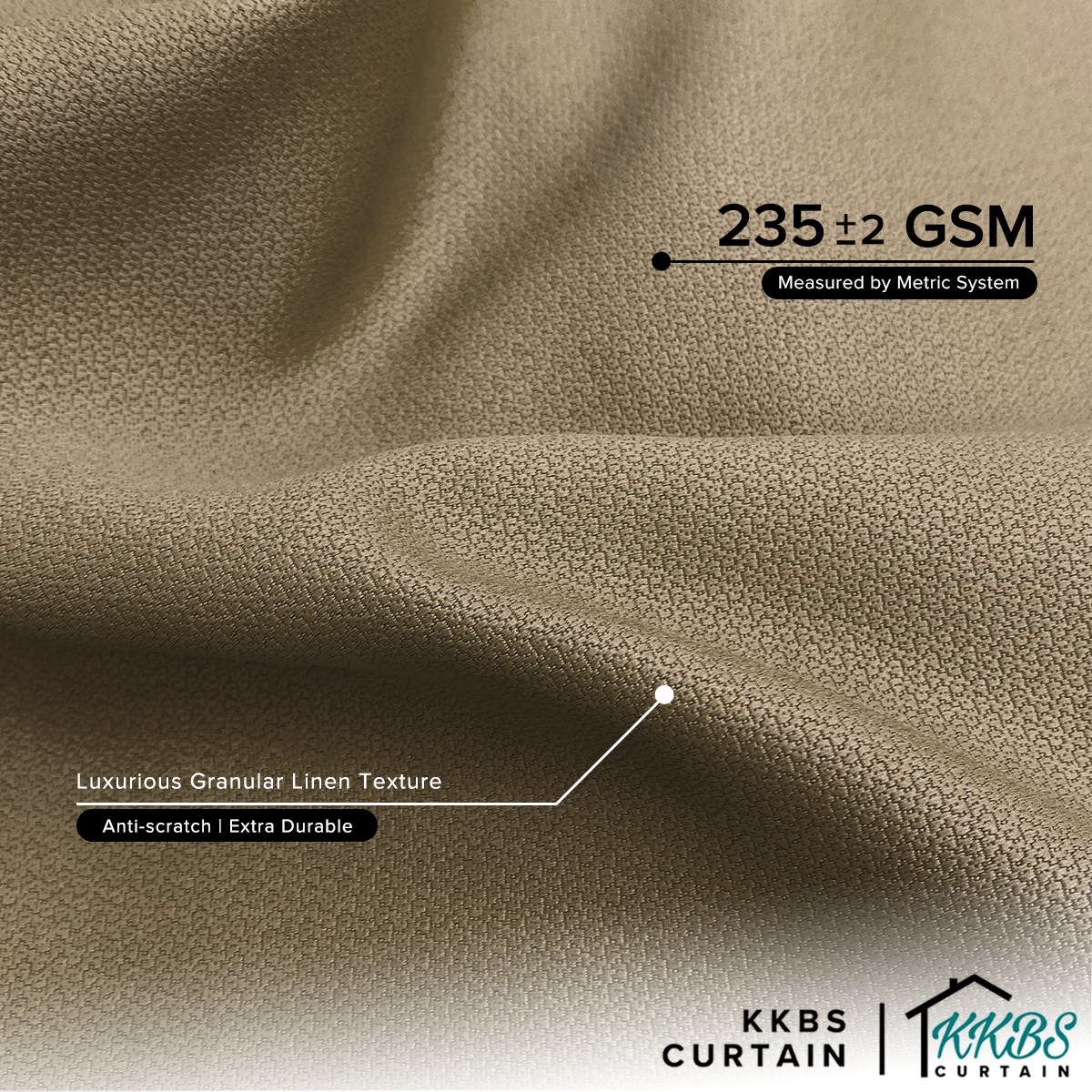 Morina 85-95% Blackout Curtain Ready Made Standard Width
