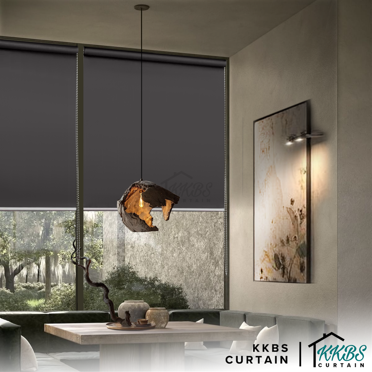 Carmelo 100% Blackout Roller Blinds Custom Made