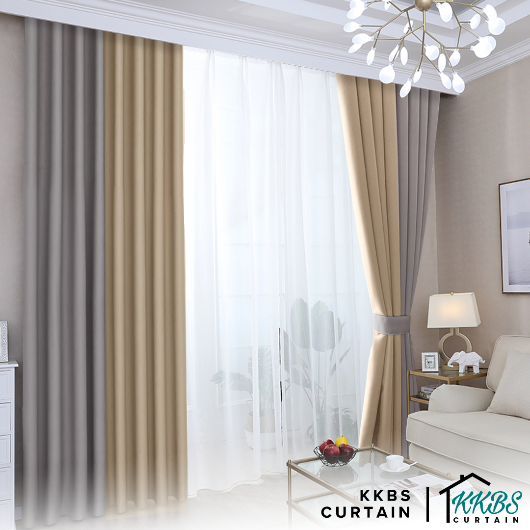 Canola Curtain Minimalist Hook & Eyelet