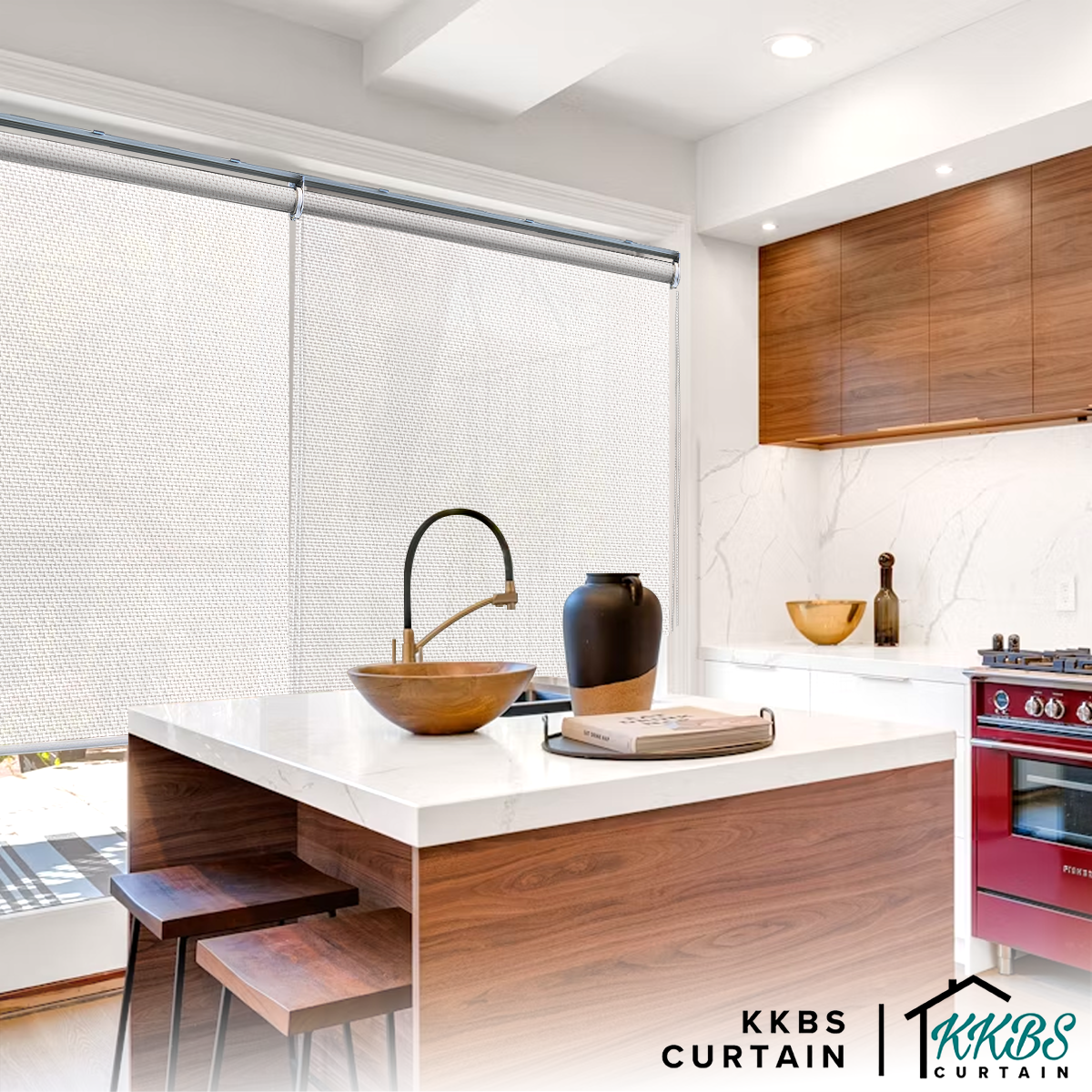 Sanillo Sunscreen Roller Blinds Dibuat Tersuai