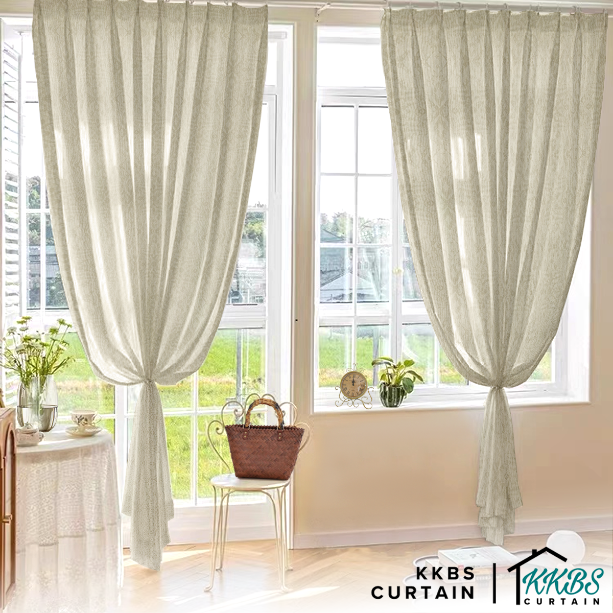 Yogita Sheer Curtain Custom Made