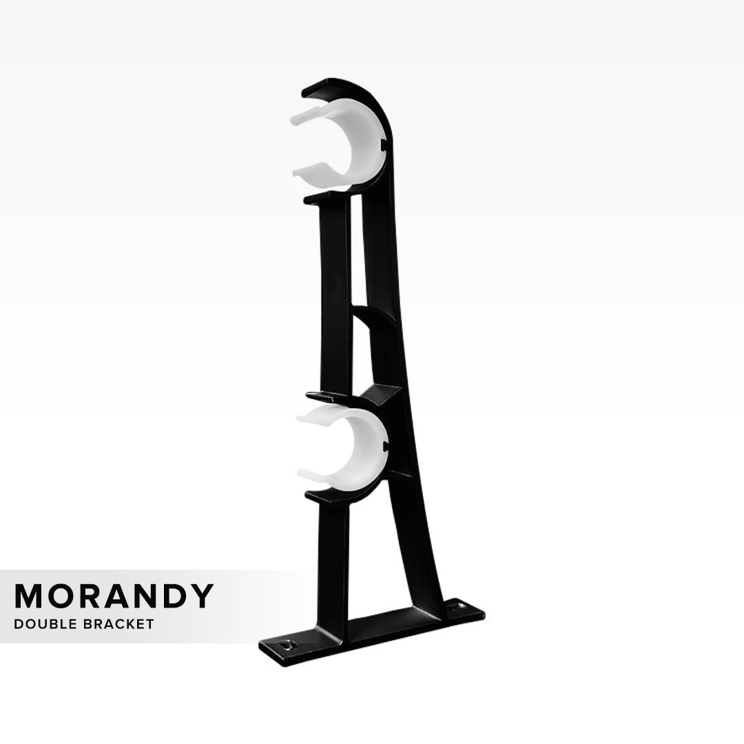 Morandy Bracket Double Warna Hitam Obsidian