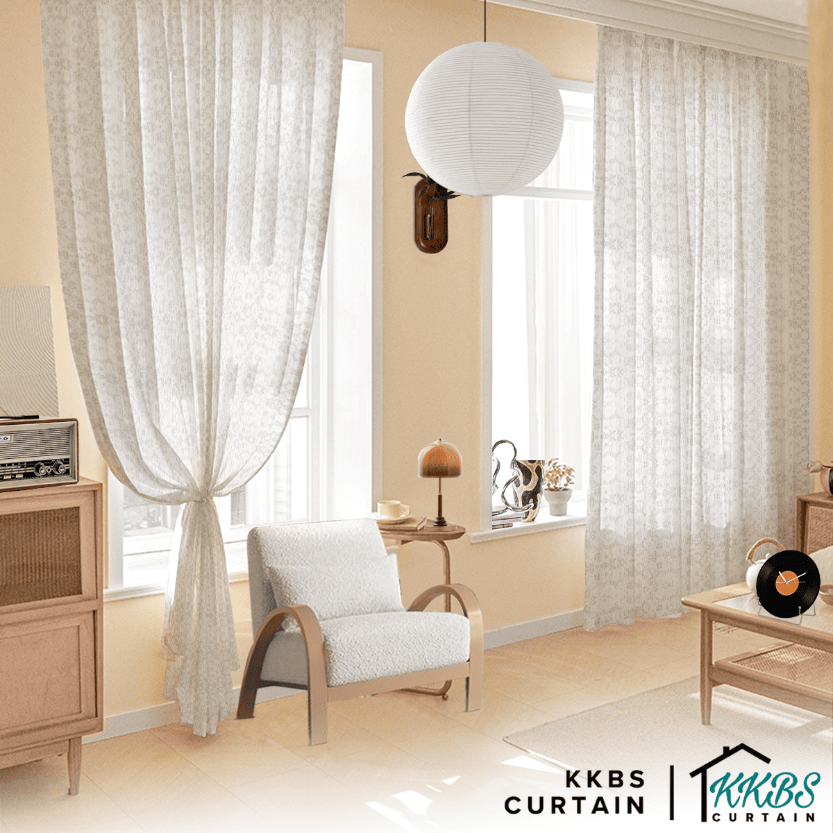 Yogita Sheer Curtain Custom Made