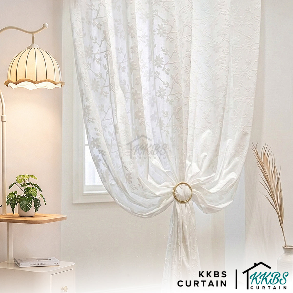Velora Sheer Curtain / Net Curtain Ready Made French Pleat Hook & Ring Eyelet