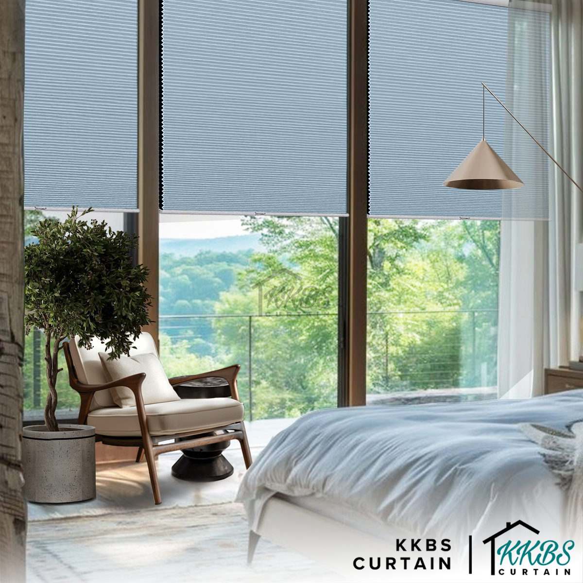 Renato 26mm Blackout Honeycomb Blinds Custom Made