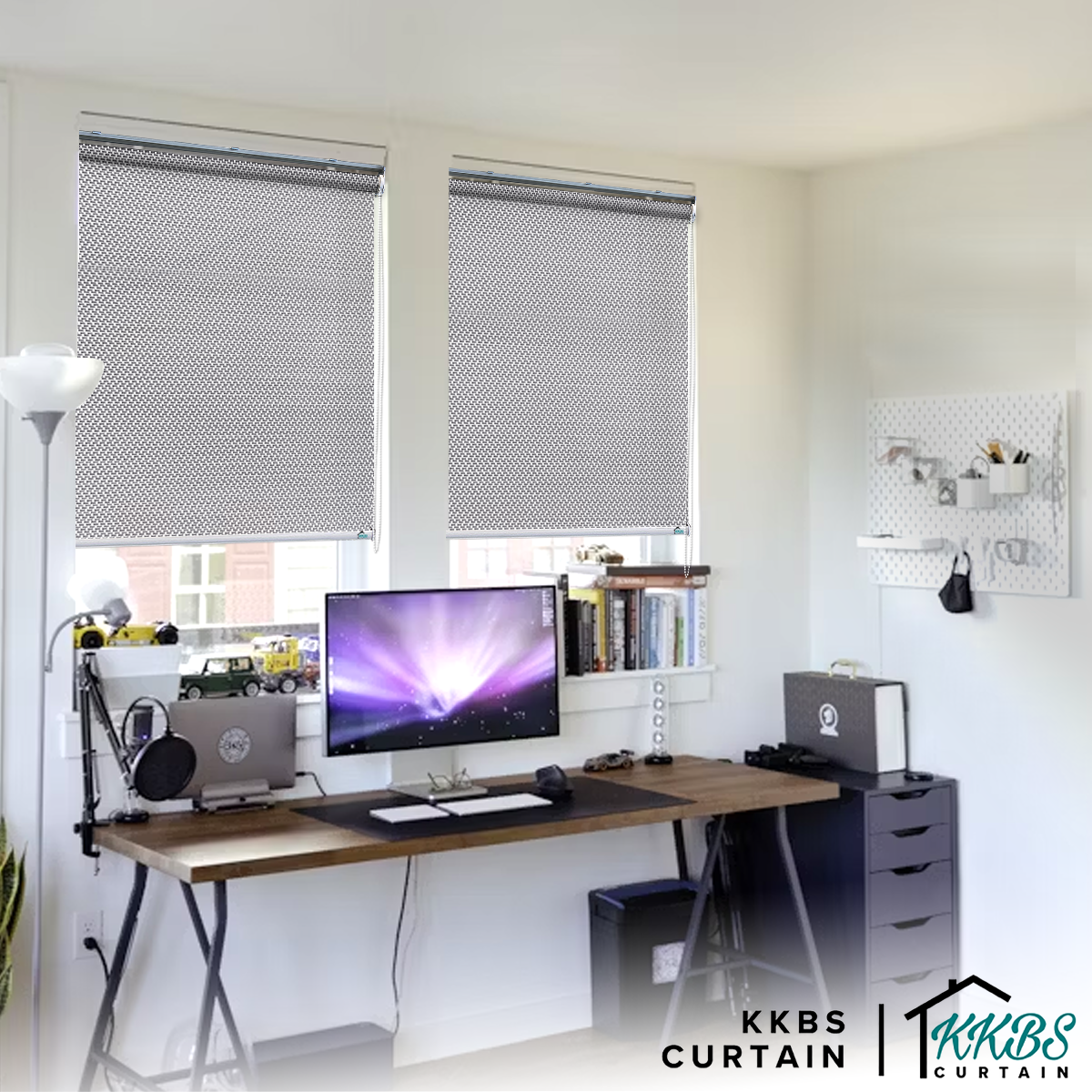 Sanillo Sunscreen Roller Blinds Dibuat Tersuai