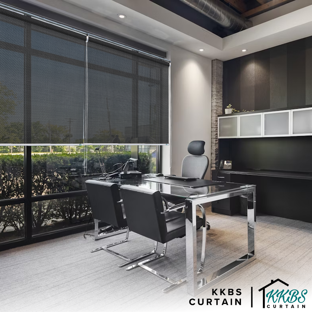 Hedoso Sunscreen Roller Blinds Custom Made