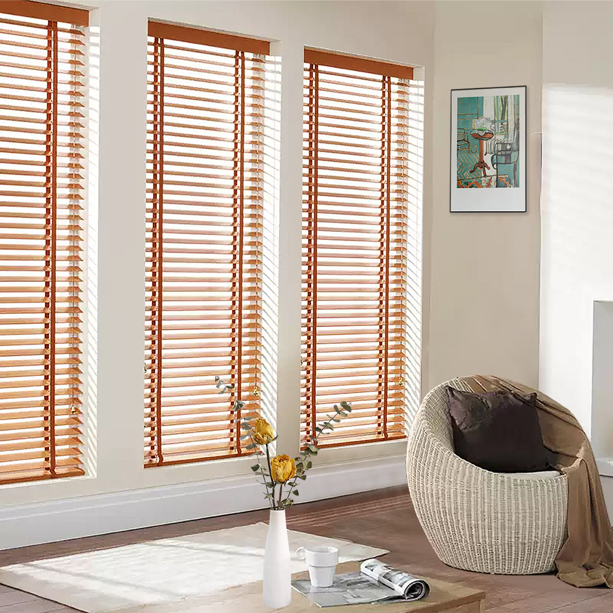 Tamayo 35mm Timber Blinds / Wooden Blinds Custom Made