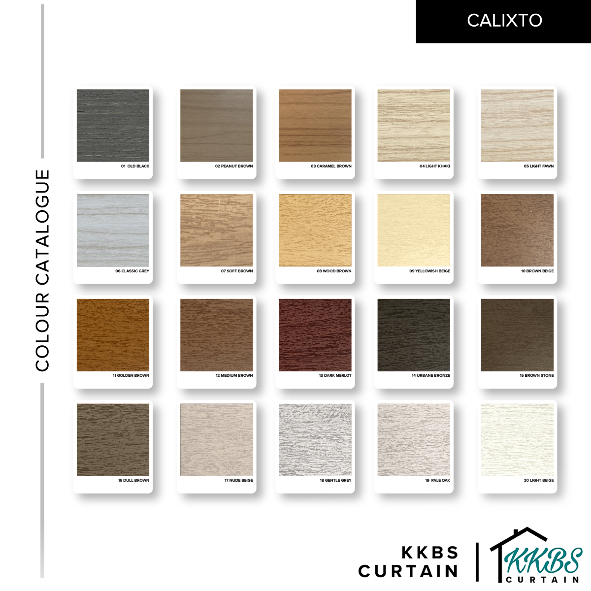 Calixto 50毫米木百叶窗/定制木百叶窗
