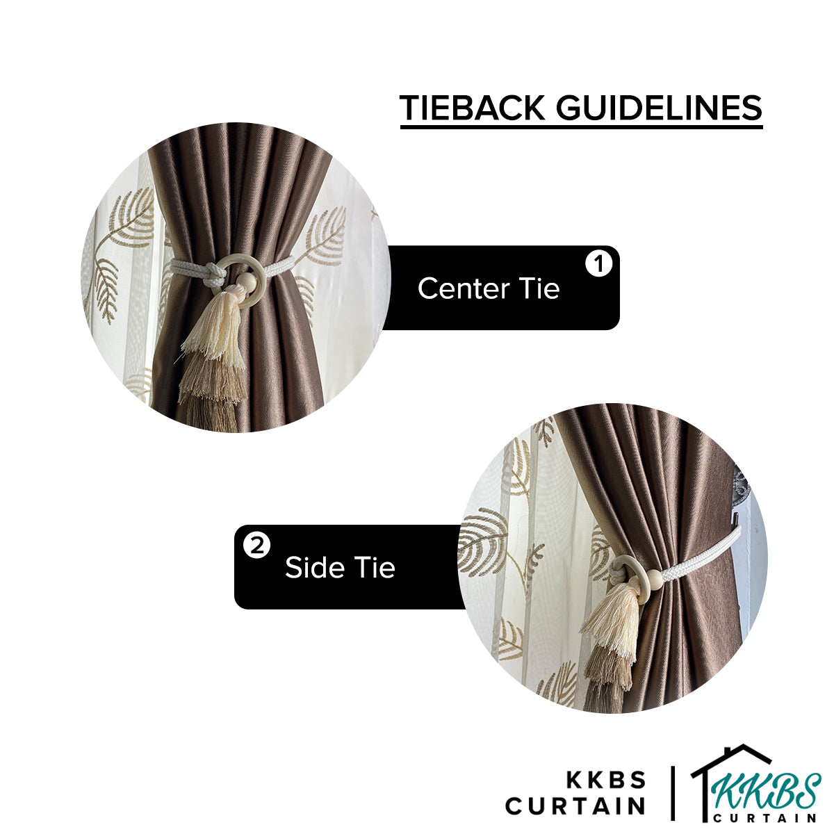 Muphie 流苏窗帘系带