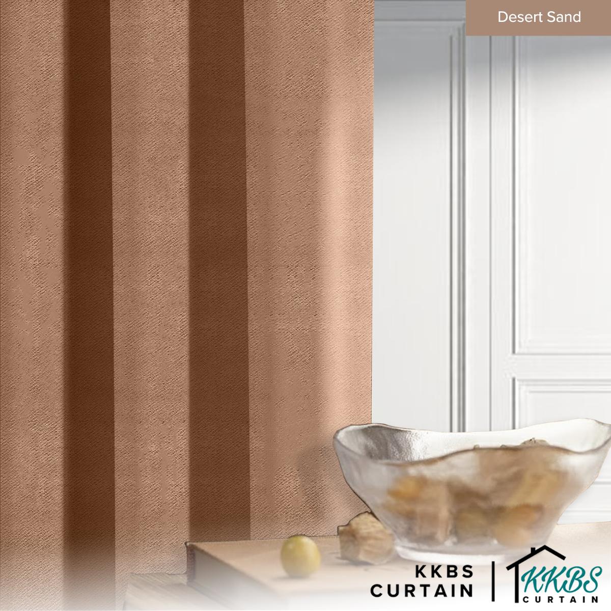 Melina 90-98% Blackout Curtain Ready Made Hook & Eyelet - Extra Width