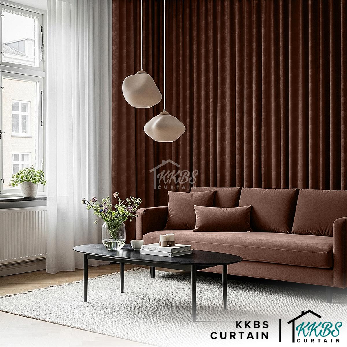 Miranda 90-98% Blackout Curtain Ready Made Hook & Eyelet - Std Width