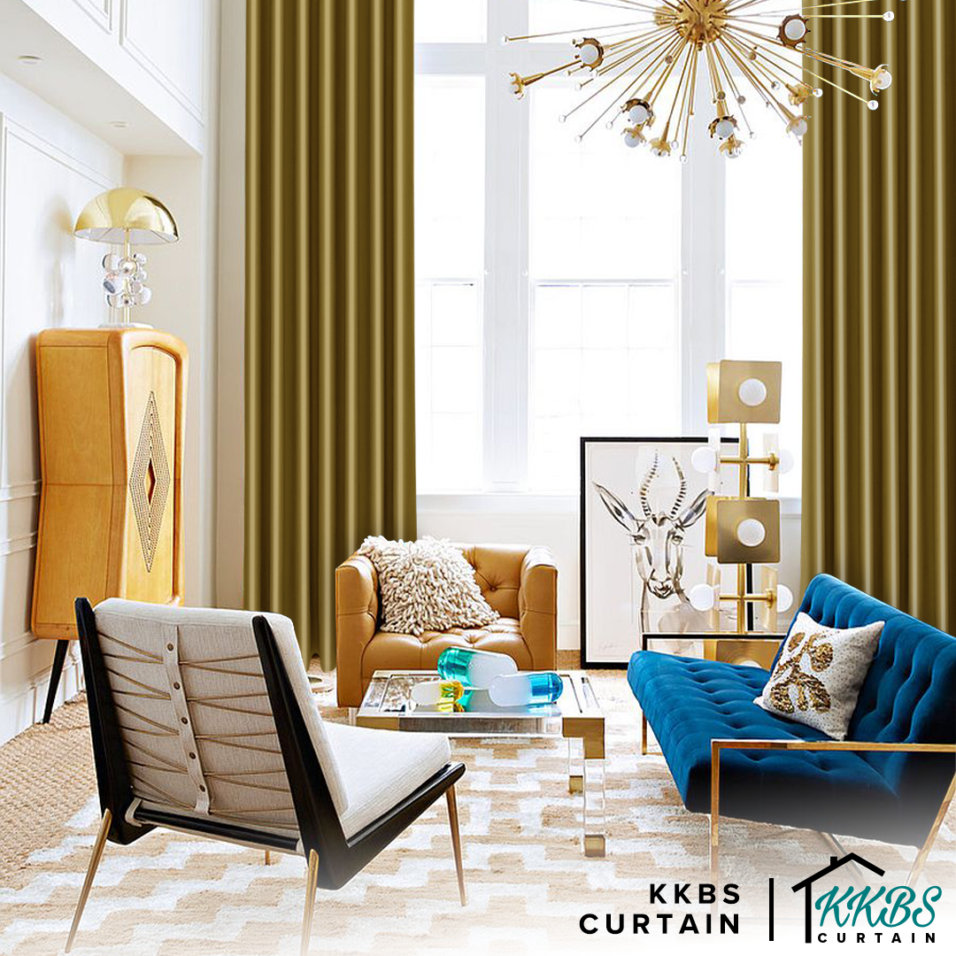 Crystella 半遮光窗帘成品