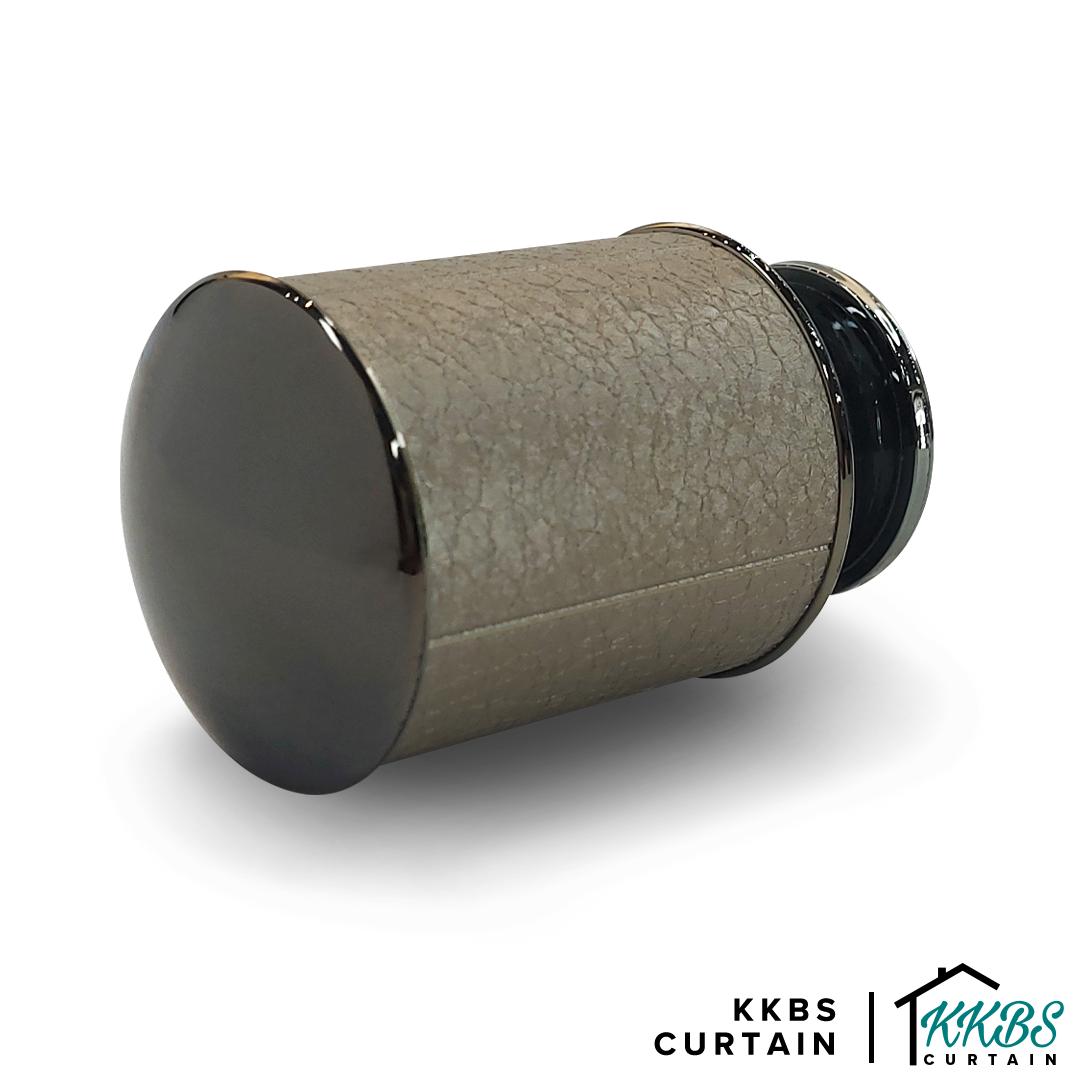 Penutup Hujung Batang Langsir Luxstony Khaki Brown