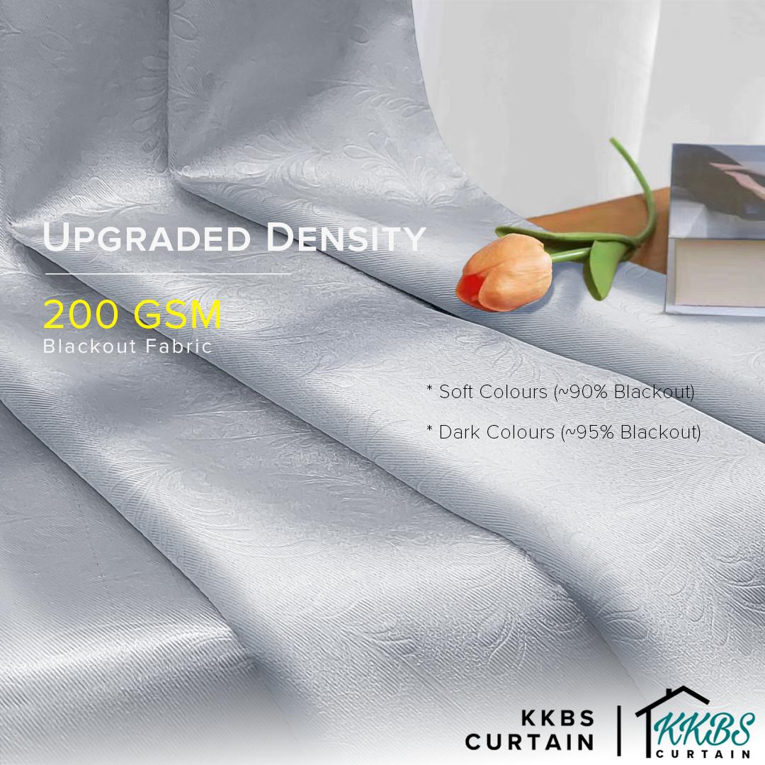 Palora Langsir 90 - 95% Blackout Siap Jahit