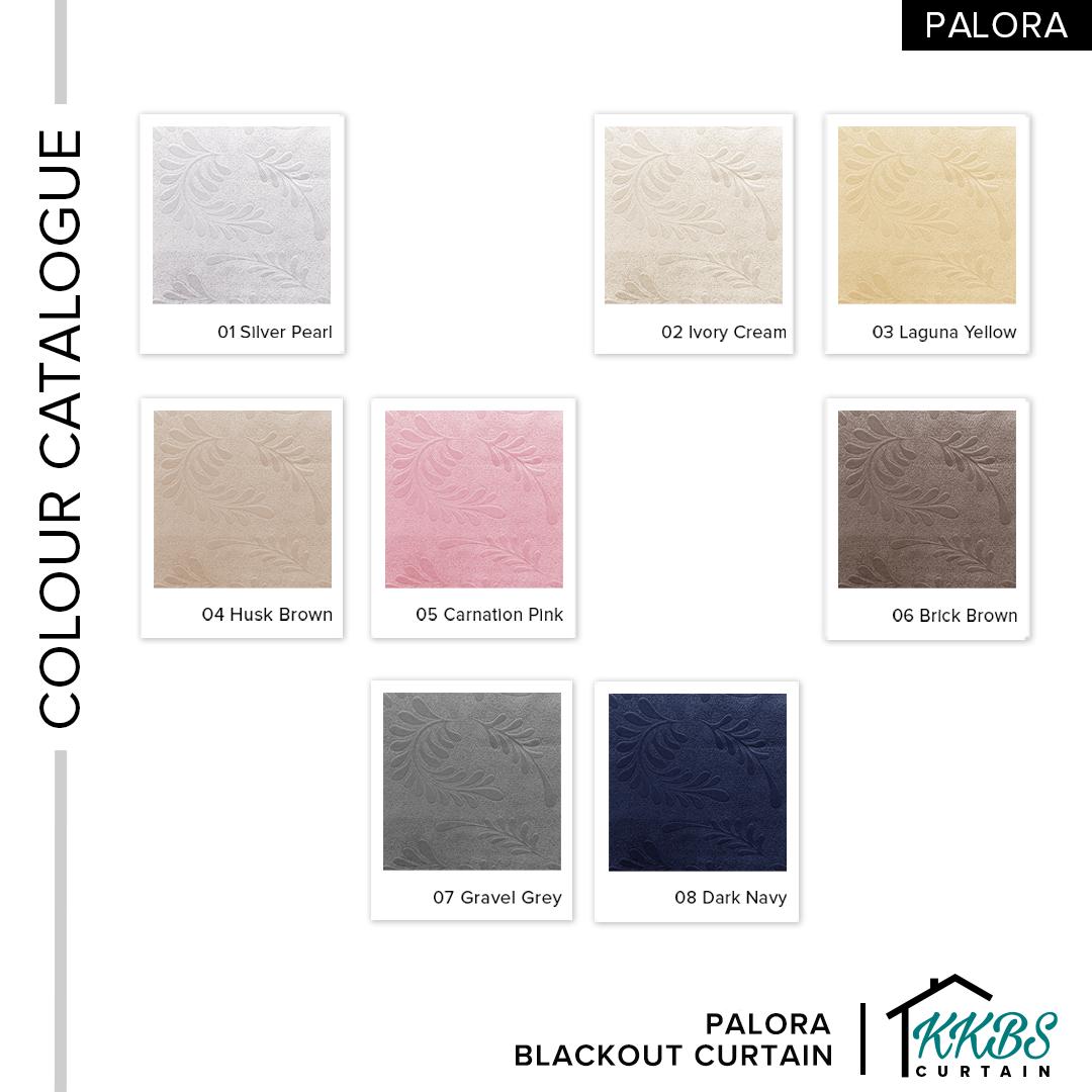 Palora Langsir 90 - 95% Blackout Siap Jahit