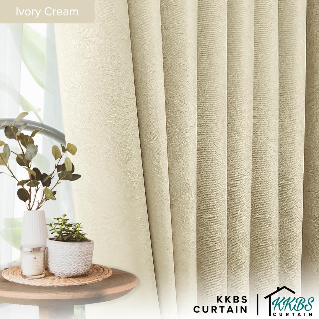 Palora Langsir 90 - 95% Blackout Siap Jahit