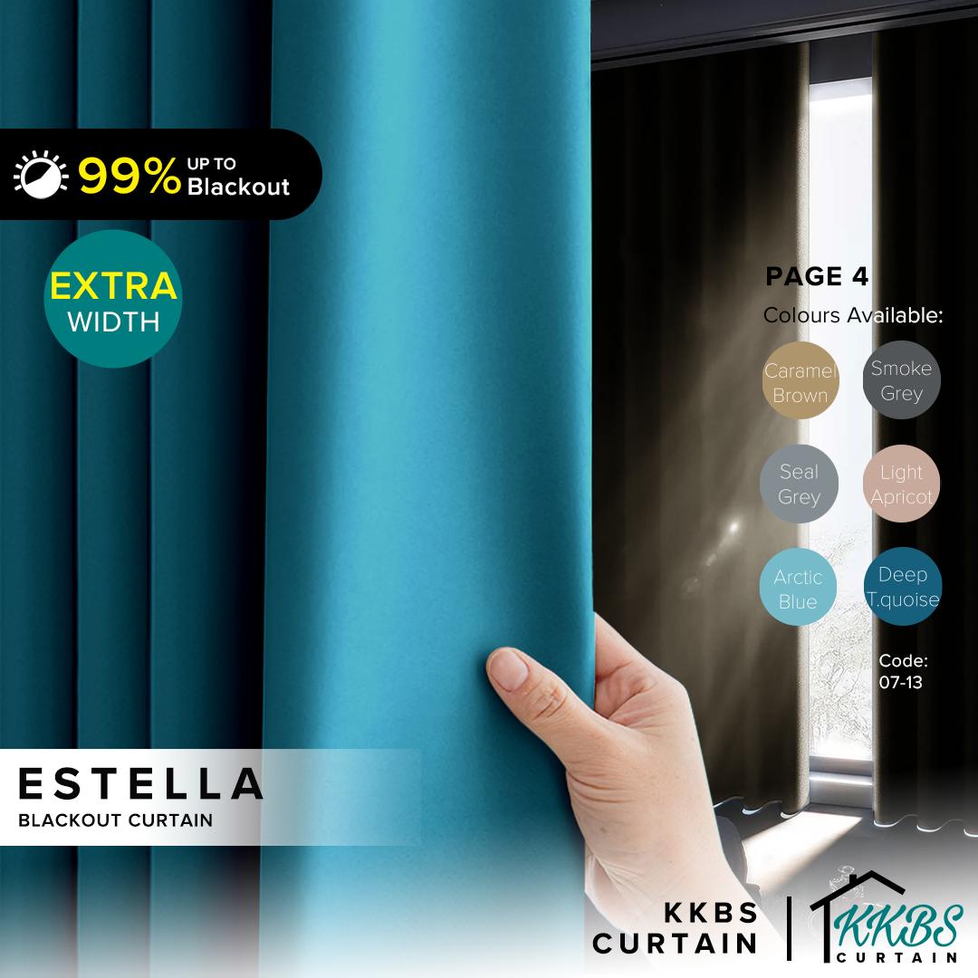 Estella Langsir 90 - 99% Blackout Siap Jahit (Page 4)