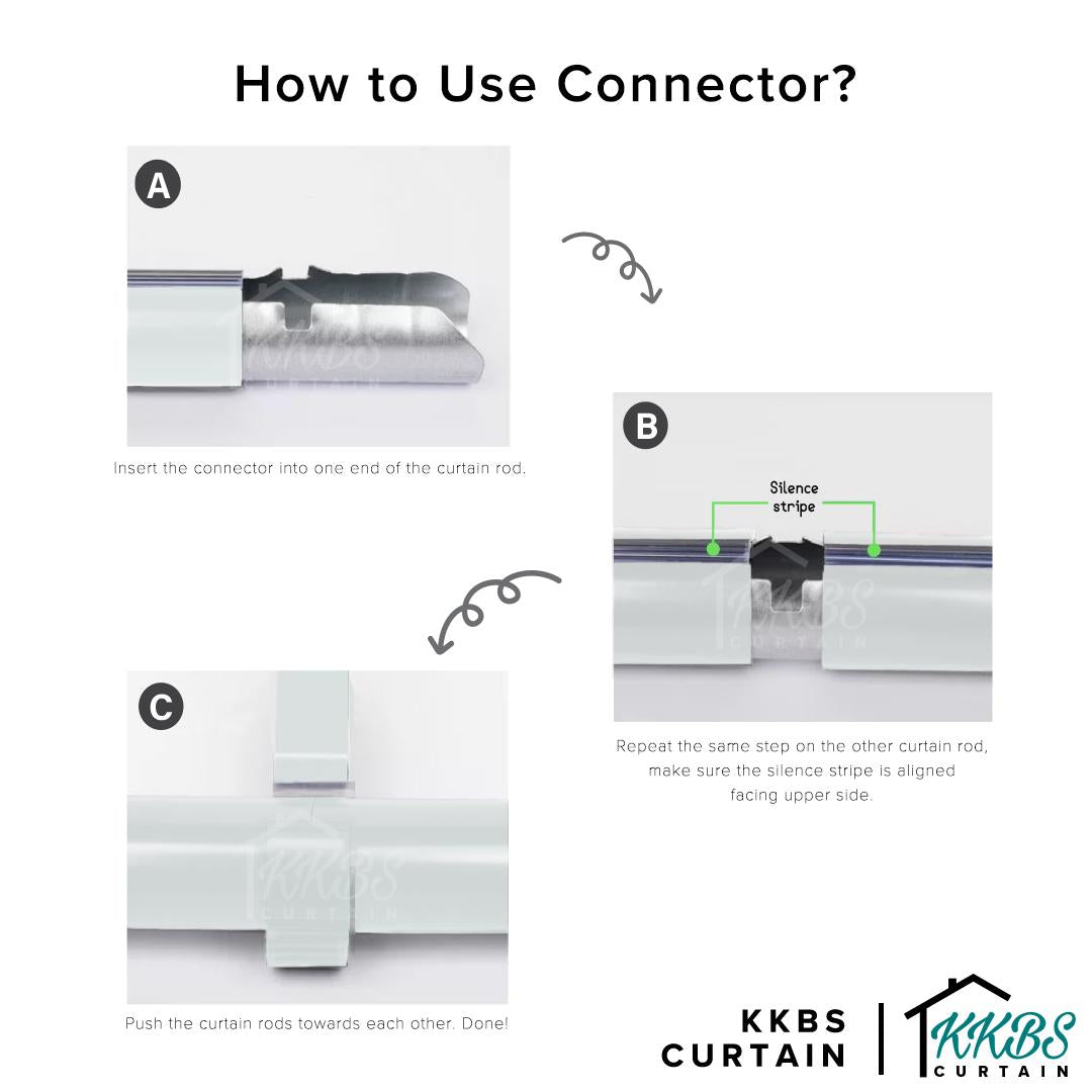 Morandy Batang Langsir Set Lengkap Double