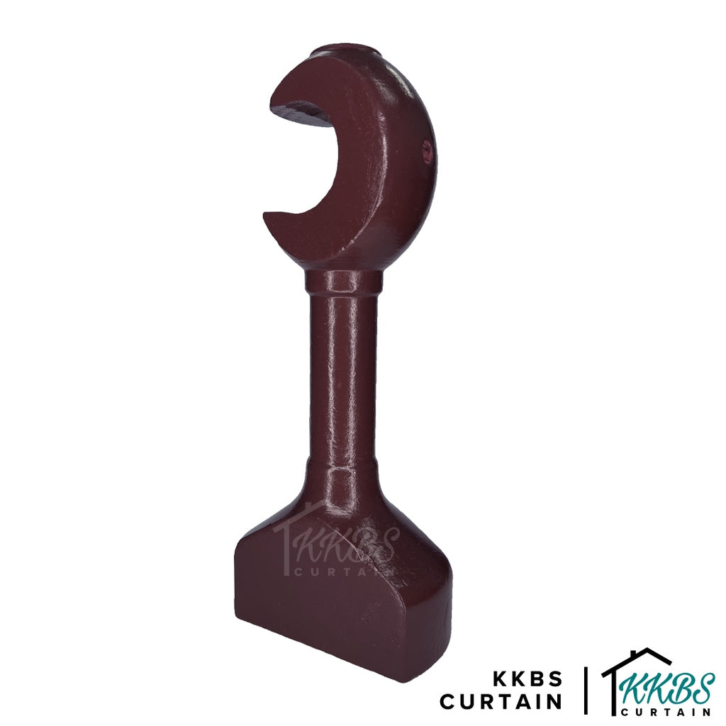 Cassedy Bracket Single Panjang Warna Merlot Gelap