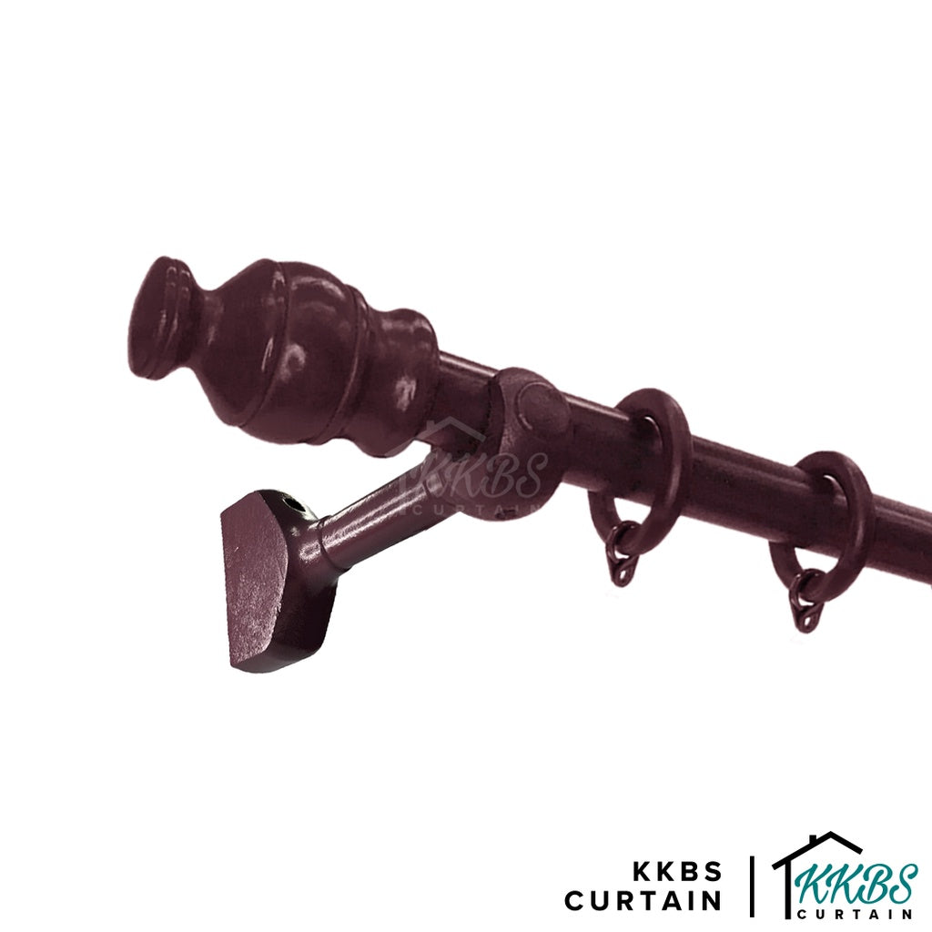 Cassedy Bracket Single Panjang Warna Merlot Gelap