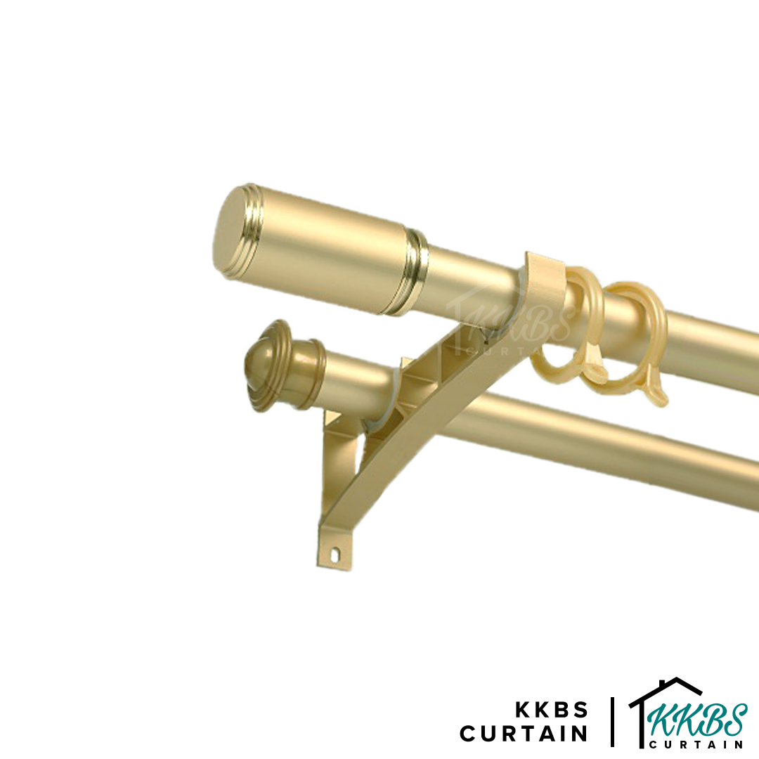 Morandy Bracket Double Warna Emas Cerah