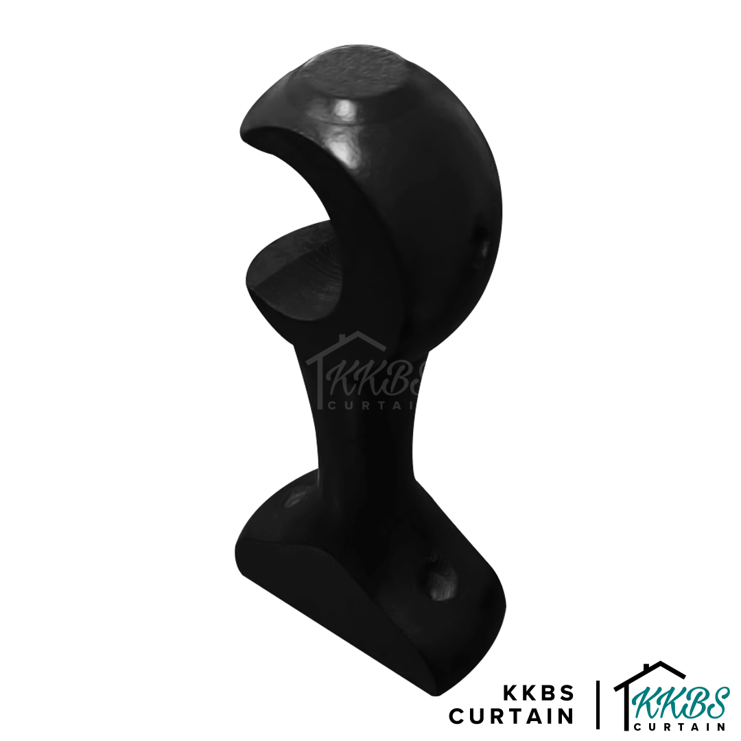 Cassedy Bracket Single Warna Hitam Ebony