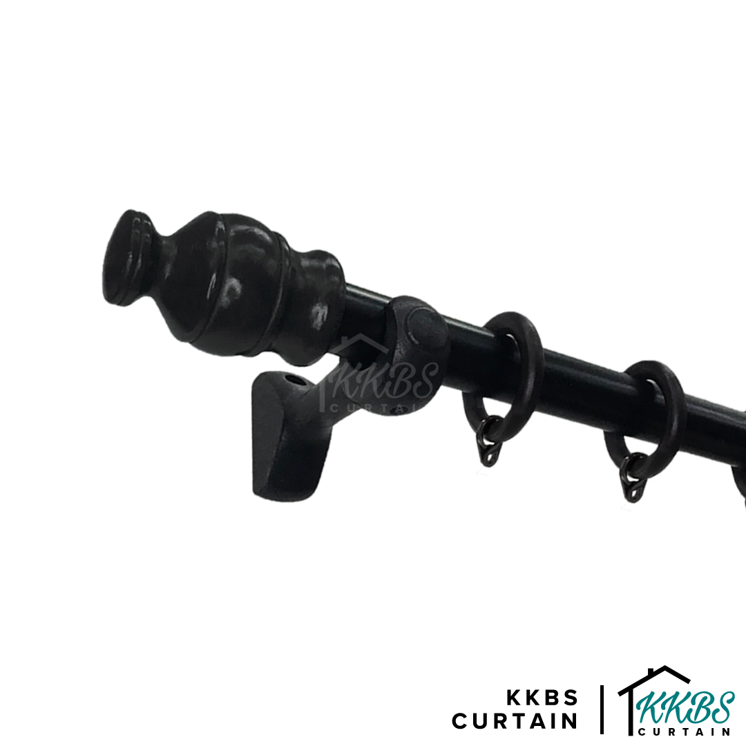 Cassedy Bracket Single Warna Hitam Ebony