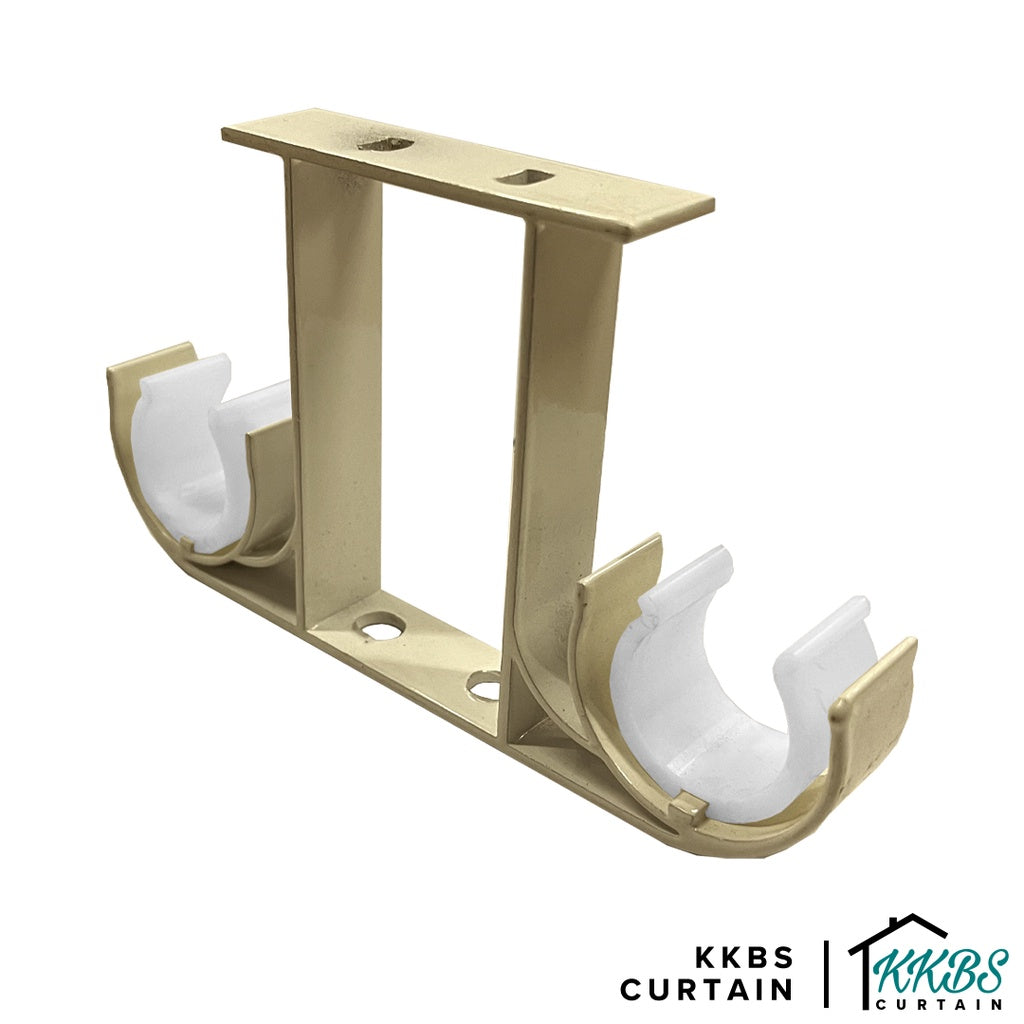 Morandy Bracket Siling Double Emas Cerah
