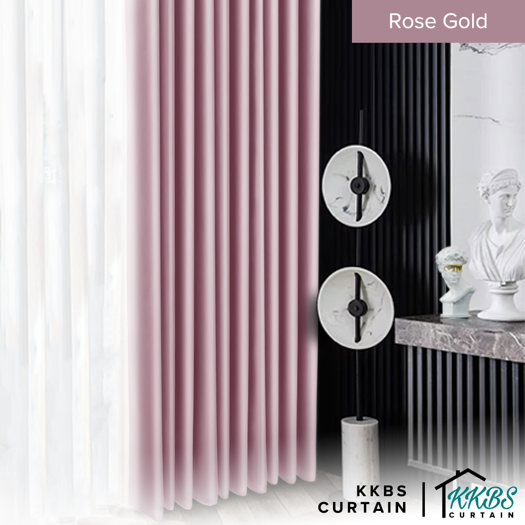 Crystella 半遮光窗帘成品