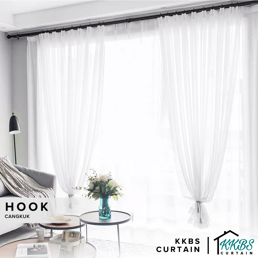 Jovanna Langsir Sheer Siap Jahit