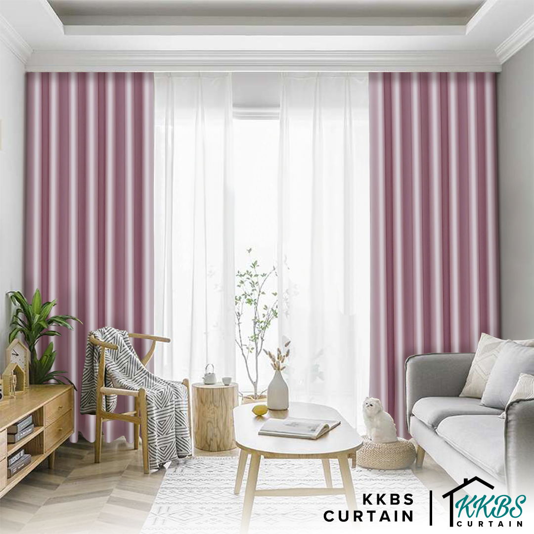 Crystella 半遮光窗帘成品