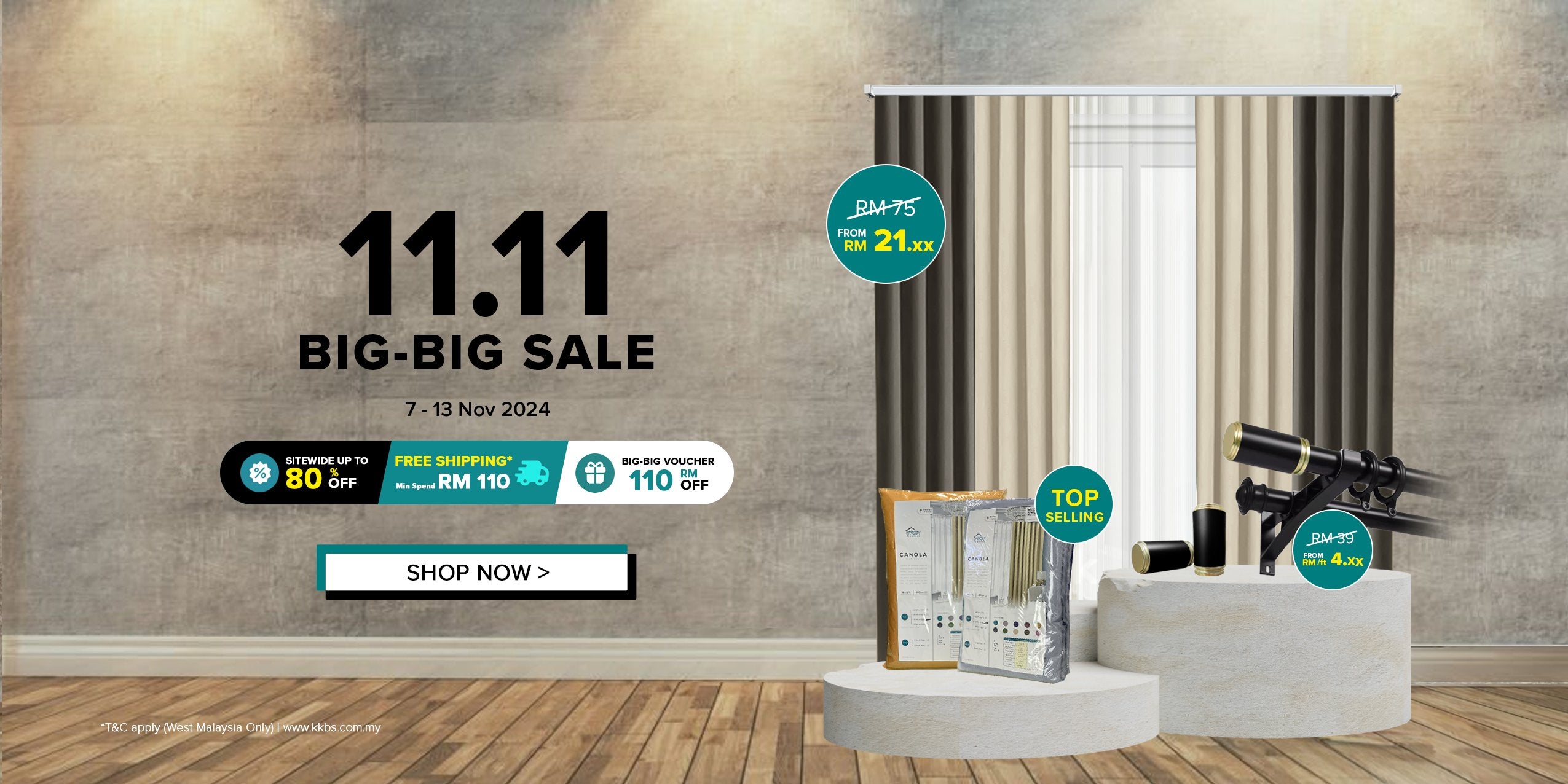 9.9 Super Deals Sale - KKBS CURTAIN