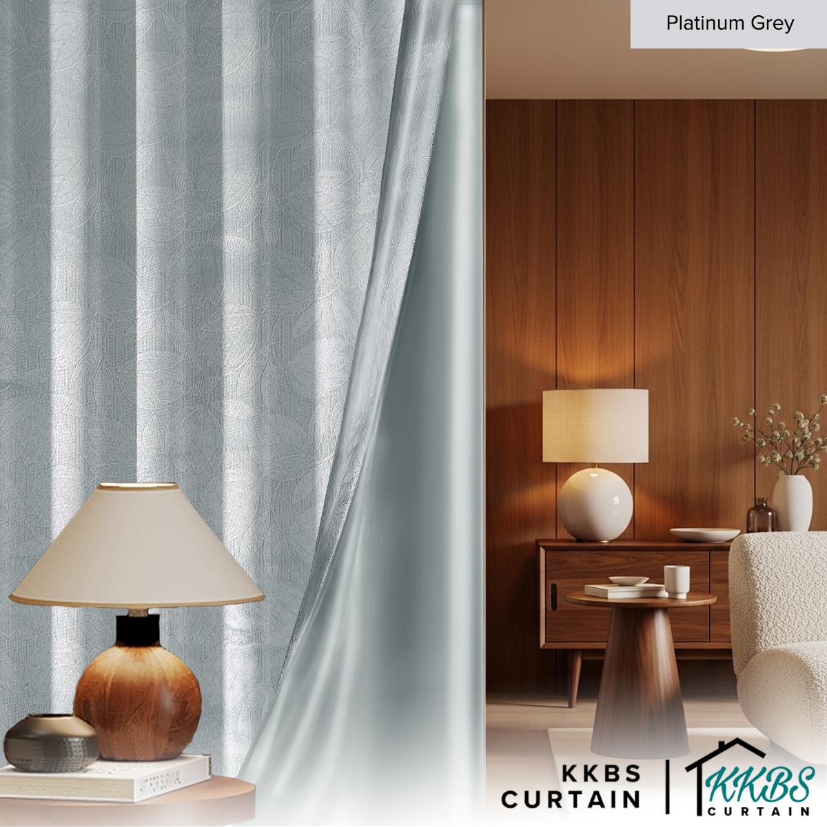 米兰达90-98%遮光窗帘 成品挂钩及孔眼窗帘 - 加宽款