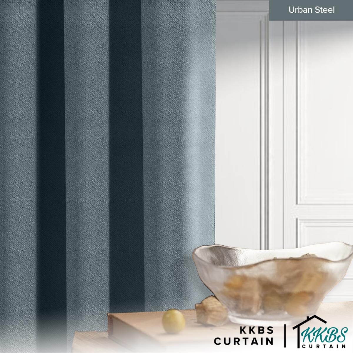 Melina 90-98% Blackout Curtain Ready Made Hook &amp; Eyelet - Extra Width