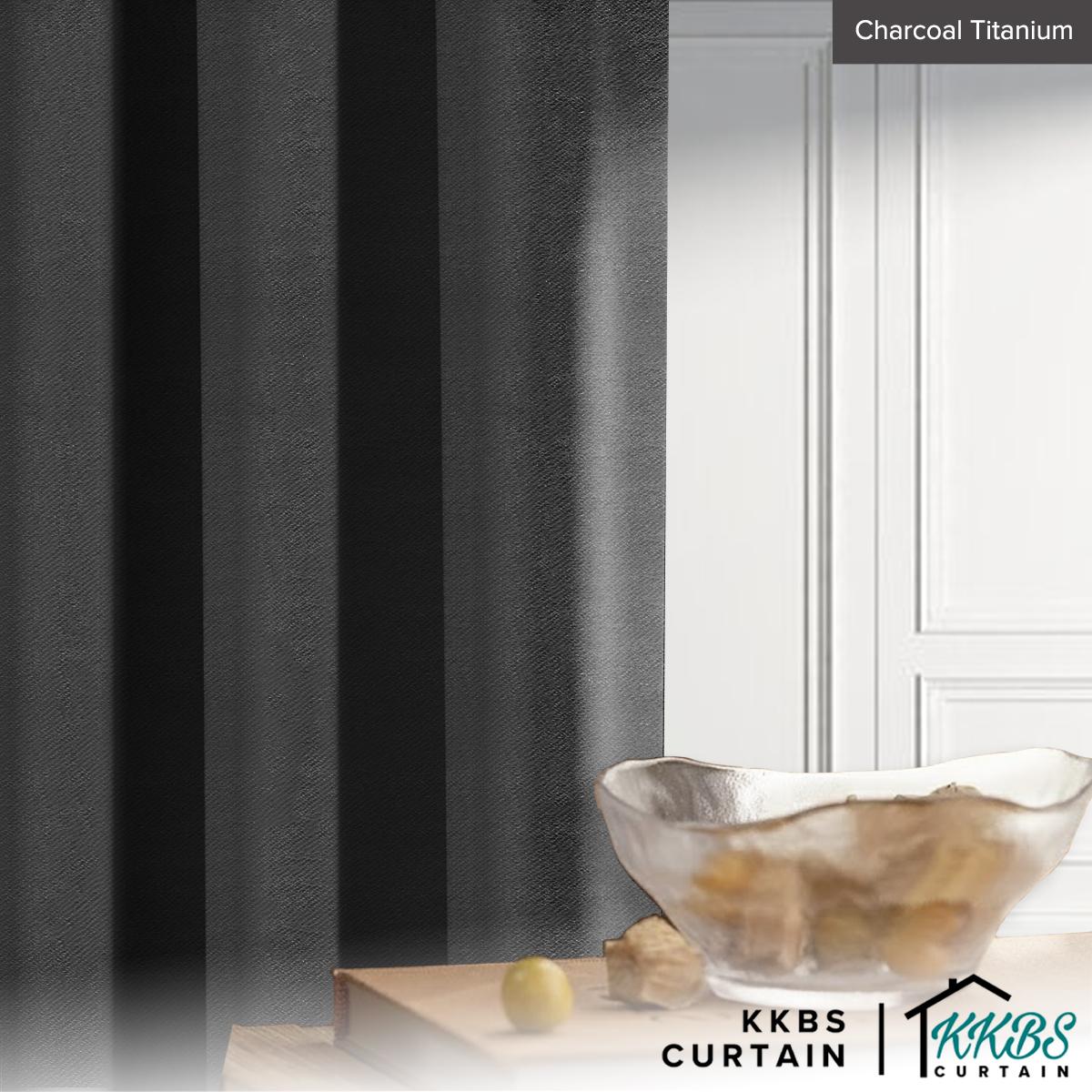 Melina 90-98% Blackout Curtain Ready Made Hook &amp; Eyelet - Extra Width