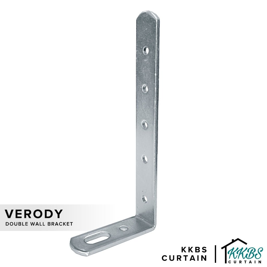 6&quot; Verody S Track Wall Bracket Extension Double - KKBS CURTAIN