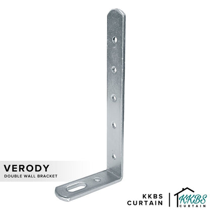 6&quot; Verody S Track Wall Bracket Extension Double - KKBS CURTAIN