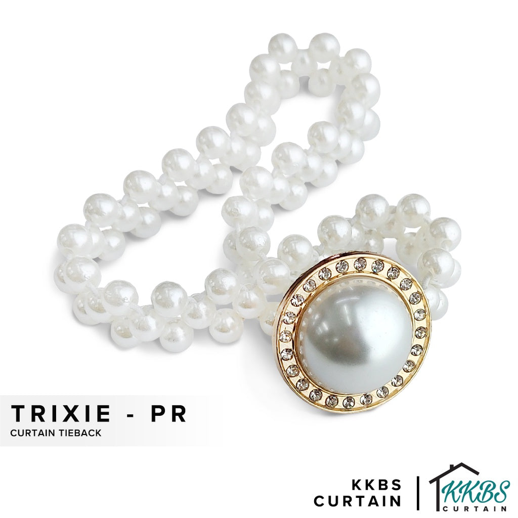 Trixie Pearl Design Curtain Tieback