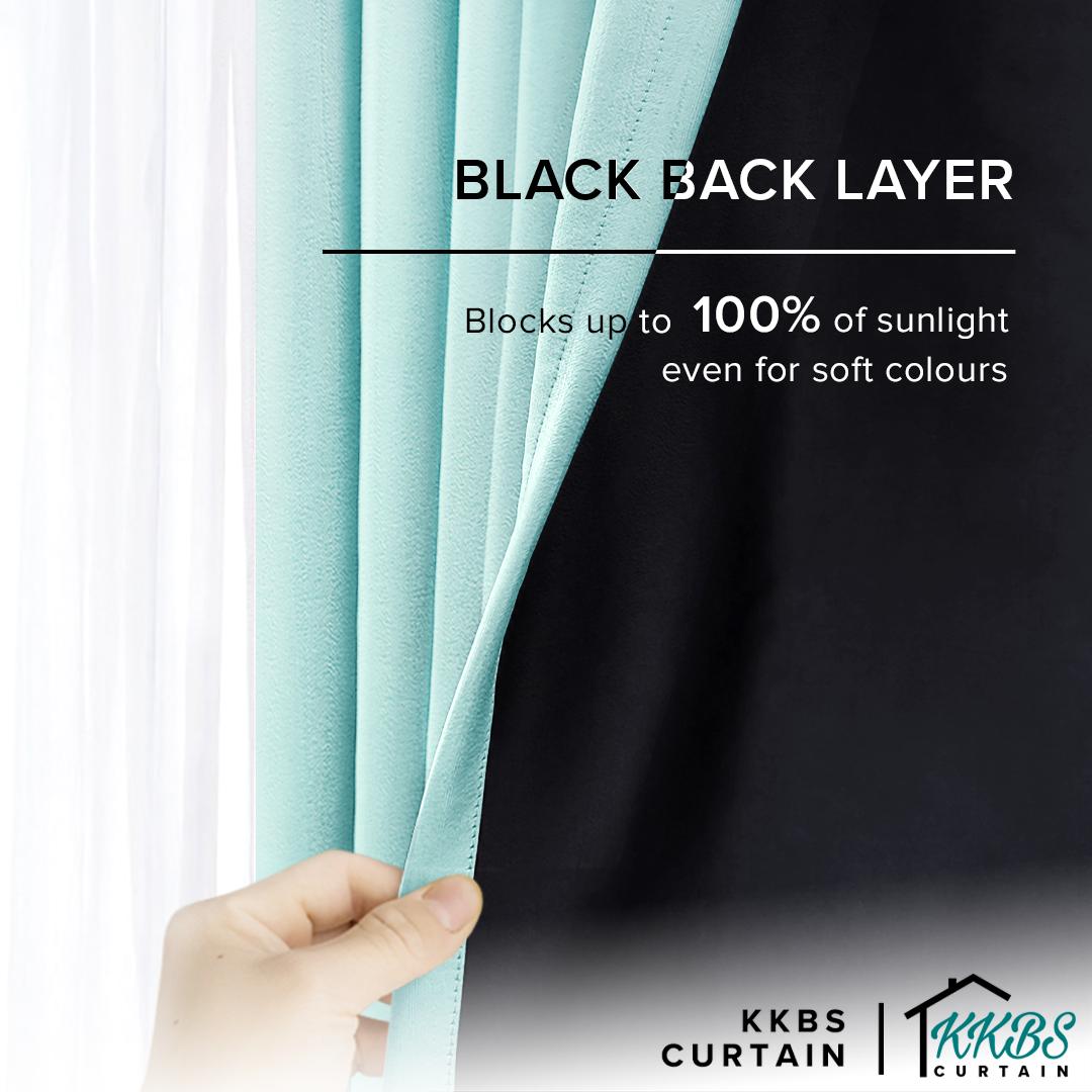Benica 100% Blackout Curtain Ready Made