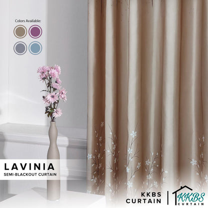 Lavinia Semi Blackout Curtain Ready Made