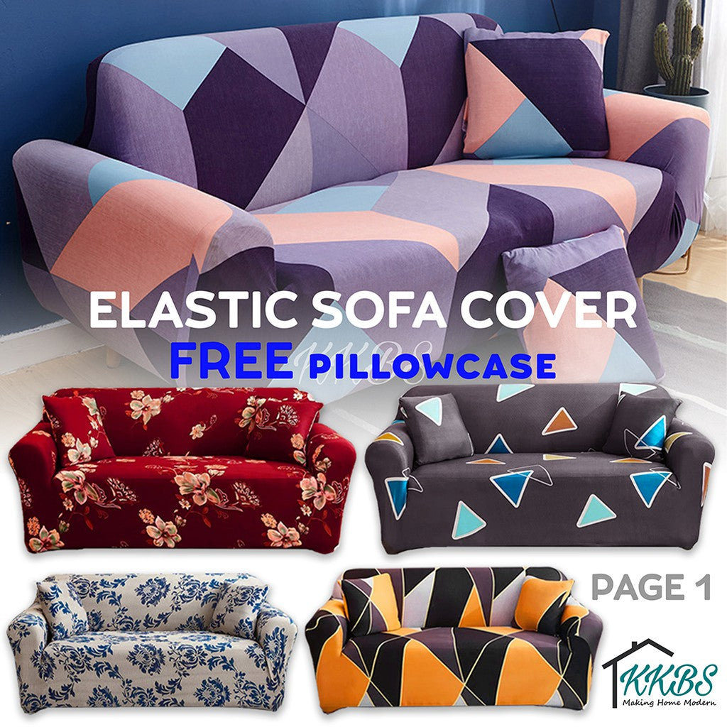 Pelindung Anti Calar Gentian Susu Elastik Kusyen Sarung Sofa Halaman 1