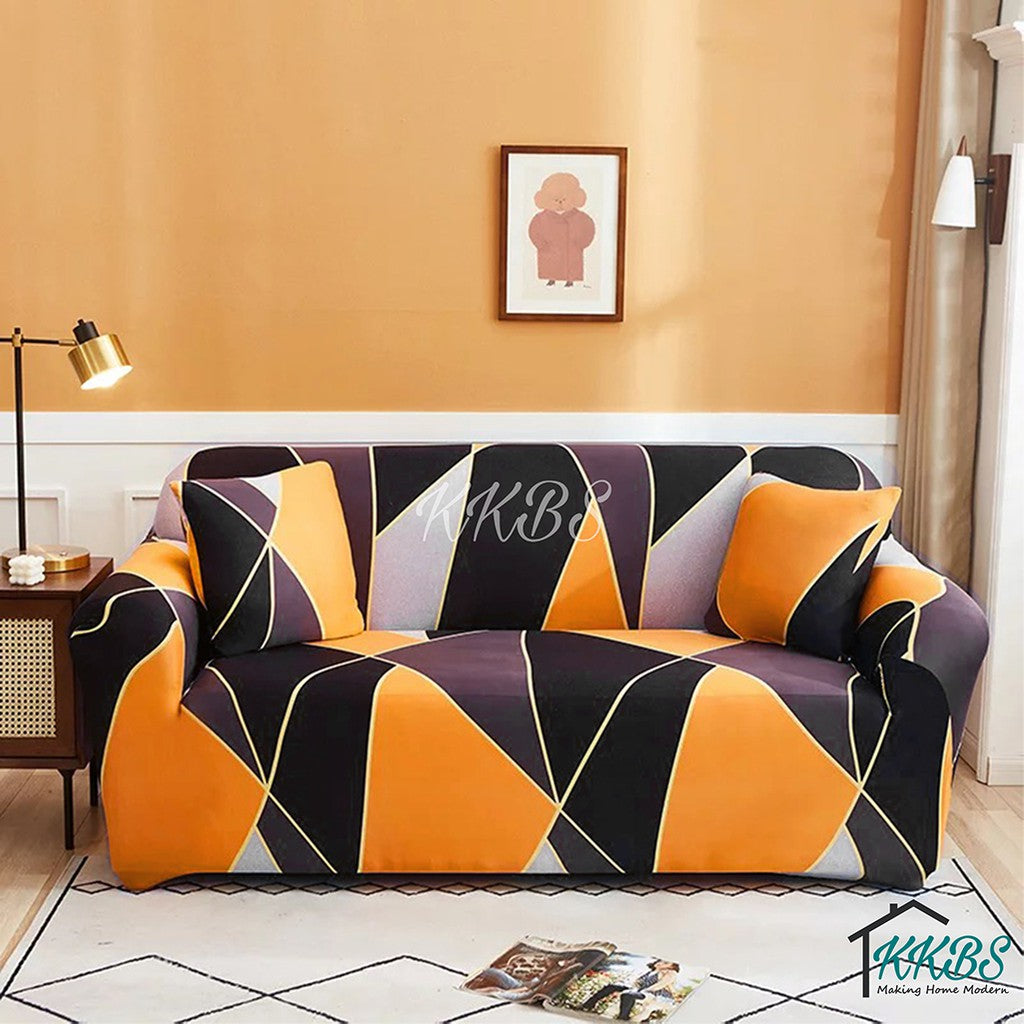 Anti Skid Scratch Protector Milk Fiber Elastic Cushion Sofa Cover Page 1