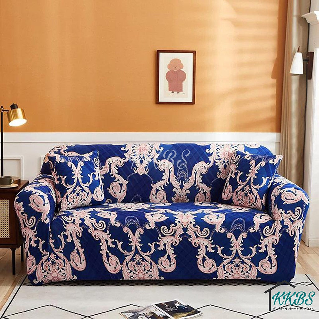 Anti Skid Scratch Protector Milk Fiber Elastic Cushion Sofa Cover Page 1