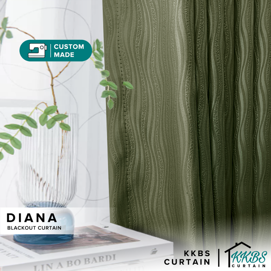 Diana Langsir Blackout Tempahan