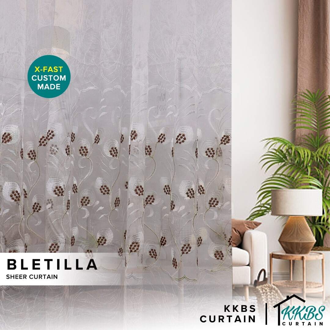 Bletilla Sheer Curtain Custom Made